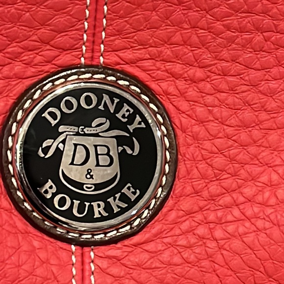 Like New Dooney Bourke Small Red Shoulder/Crossbody Bag. All Weather Leather. - Picture 2 of 16